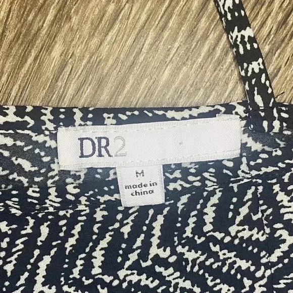 Womens DR2 Black and White Blouse - M - Picture 5 of 5